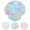 8 Count Mermaid Sparkle Iridescent Shell-Shaped Dessert Plates 7 Inch Party Plates